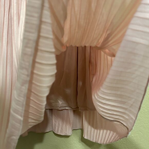 Delia's Lace Crochet Floral Dress Womens Small Pink Accordian Skirt Fairycore - Picture 6 of 8